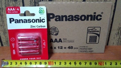 Bateria 48szt. Panasonic R03 blister (kartonik zbiorczy)