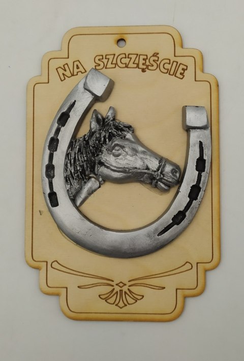 Tabliczka podkowa frezowana 19x12.5 cm nr15