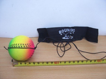 Piłki na gumce 24szt. na nadgarstek | 1330C/1099F