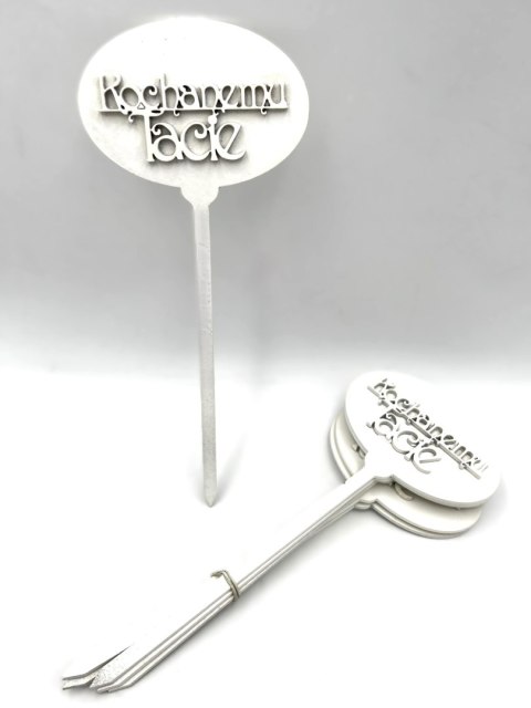 Piki drewniane 6szt. Kochanemu Tacie