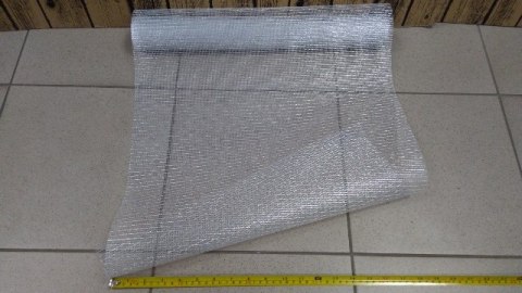 Siatka srebrna 48cmx3m | SR-3114