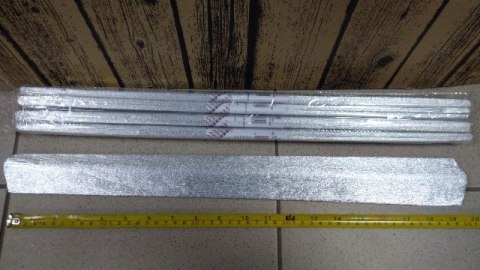 Bibuła 5szt. metalizowana SREBRNA 50x100cm | KRM-160