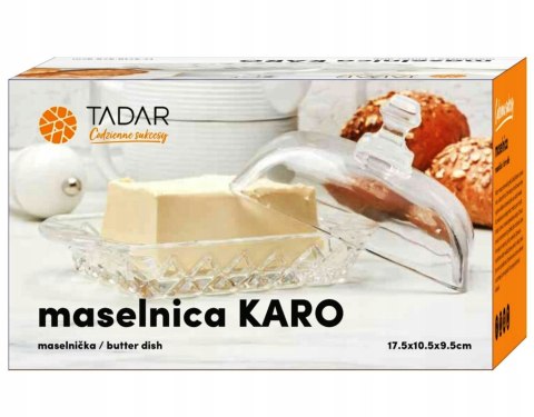 Maselniczka szklana KARO COLOR