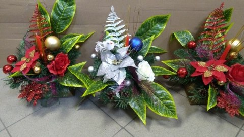 Stroik bombki + świeczka II Boże Narodzenie Venecja