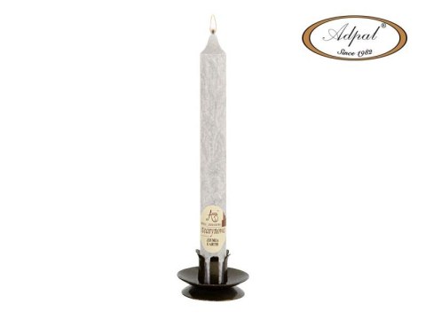 Świeca stearynowa 16szt. STALOWE MAGNOLIE 200/21mm