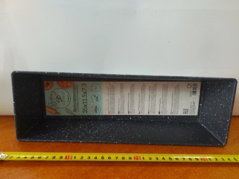 Blacha do pieczenia fakturowana keksówka forma 35 x 11,5 x 7,3 cm MARM