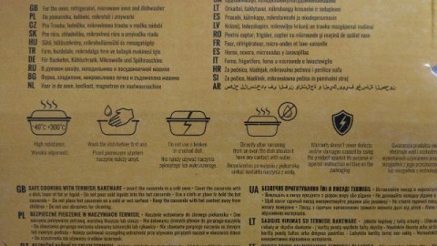 Naczynie żaroodporne 5,2l PROSTOKĄT TERMISIL | P-140