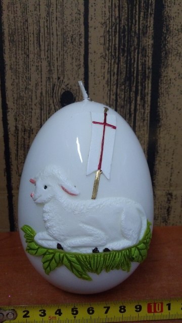 Świeca jajko 140/100 BARANEK