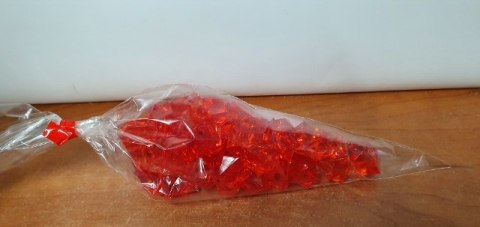 Kamyki akrylowe CZERWONE