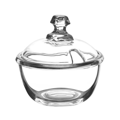Cukiernica szklana z pokrywką 11,7 x 11,8 x 7 cm