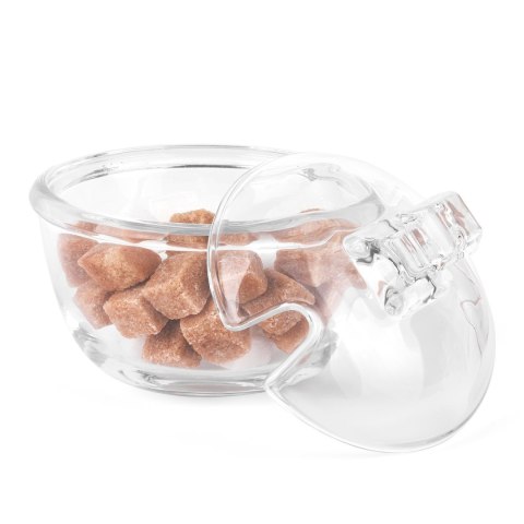 Cukiernica szklana z pokrywką 11,7 x 11,8 x 7 cm