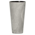 Doniczka z wkładem Tubus Slim Effect 20xh38 cm - beton