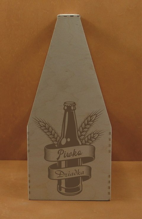 Skrzynka na butelki Dla Dziadka / 37 x 23,5 x 16,5 cm / P1389
