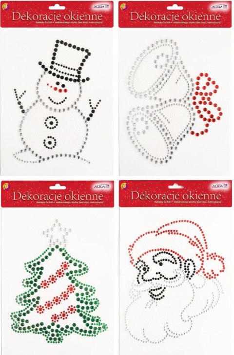 Witraż z brokatem i kryształkami WBK-4201