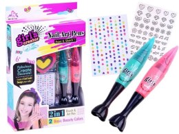 Zestaw do zdobienia paznokci lakier ozdoby | ZA2437