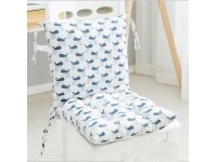 Poduszka 4szt na krzesło z oparciem 40x40cm WIELORYB PDK-126