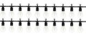 Girlanda ogrodowa 10m 24V IP44