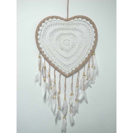 Łapacz snów serce 40 cm FC29