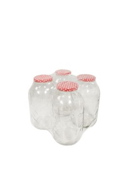 Słój szklany 5 L 4szt.