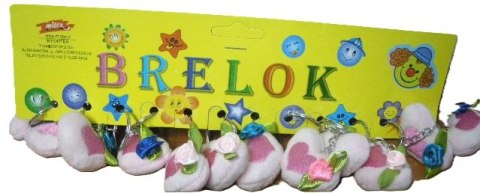 Brelok 12szt. serce plusz | KB521