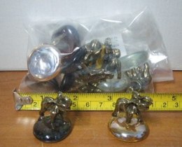 Figurka słoń 10szt. na kamieniu duży | 6297