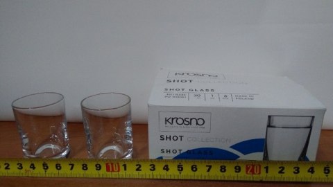 Kieliszki do wódki 6szt 30ml. KROSNO