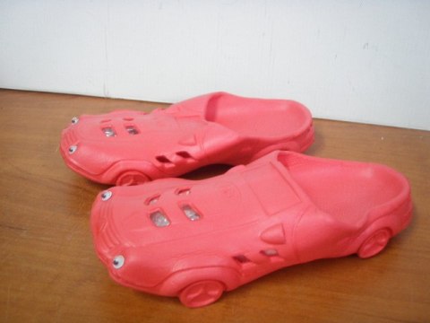 Klapki dziecięce auto