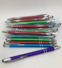 Długopisy 20szt. metalowe z gumką