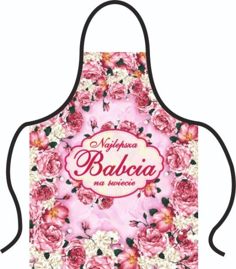 Fartuch premium Babcia piwonie | 05