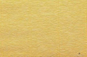 Krepina bibuła dekoracyjna 50 x 250cm 180g ZŁOTA | KD 579