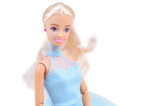 Lalka tancerka niebieska sukienka | ZA3920