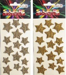 Naklejka gwiazdki z brokatem | NKX-5719