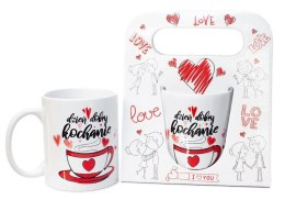 Kubek ceramiczny w ozdobnym opakowaniu 