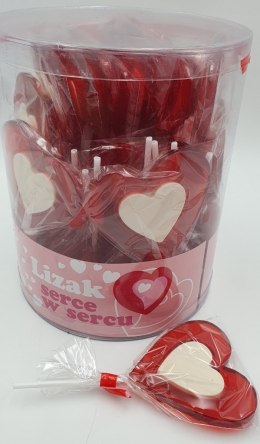 Lizak SERCE W SERCU 40g - 40szt.