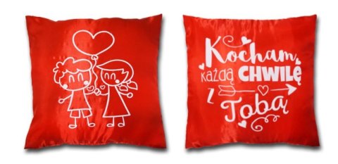 Poduszka 35x35 Kocham każdą chwilę | D22