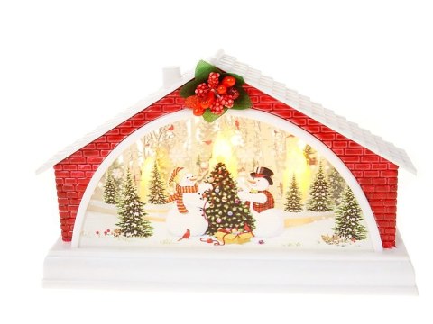 Lampka ledowa z motywem świątecznym szopka 15,5x4x9,5cm