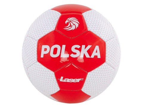Piłka nożna LASER - POLSKA z orłem