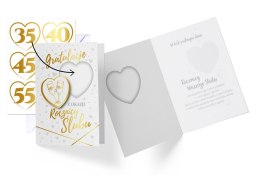 Karnet Rocznica Ślubu III (wymienne cyfry) | DK-811