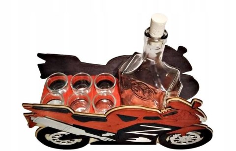 Karafka + 6 kieliszków ŚCIGACZ 60 urodziny