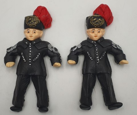 Magnes górnik Barbórka 10szt