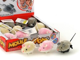 Mysz nakręcana kolorowa 12szt.