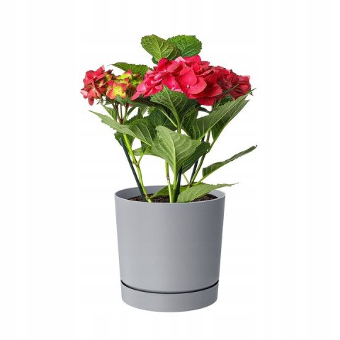 Doniczka TUBO P jasny szary 18cm