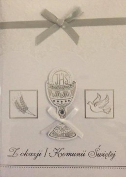 Karnet Komunia Premium B6 + koperta wzór P-KKO-006