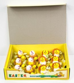 Kurczaczek dekoracja wielkanocna 12szt. | 5411