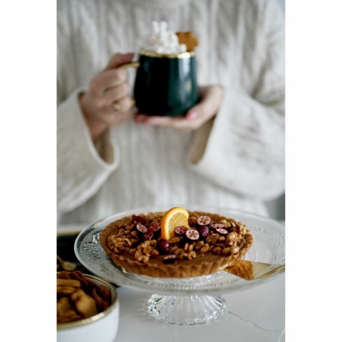 Patera szklana Tadar Roso 30 cm