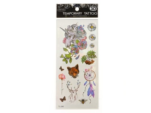 Zestaw 12szt. tatuaży 19x9cm