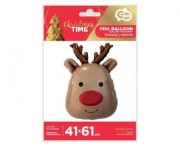 Balon foliowy Renifer 41x61cm | BF-HREN