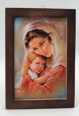 Obraz religijny 10x15cm MATKA BOŻA Z DZIECIĄTKIEM