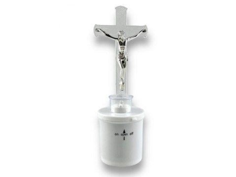 Wkład led 12szt duży KRZYŻ WW z bateriami 2xR14 SC33905 WW