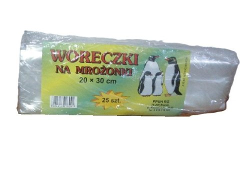 Woreczki na mrożonki 25szt 20x30cm